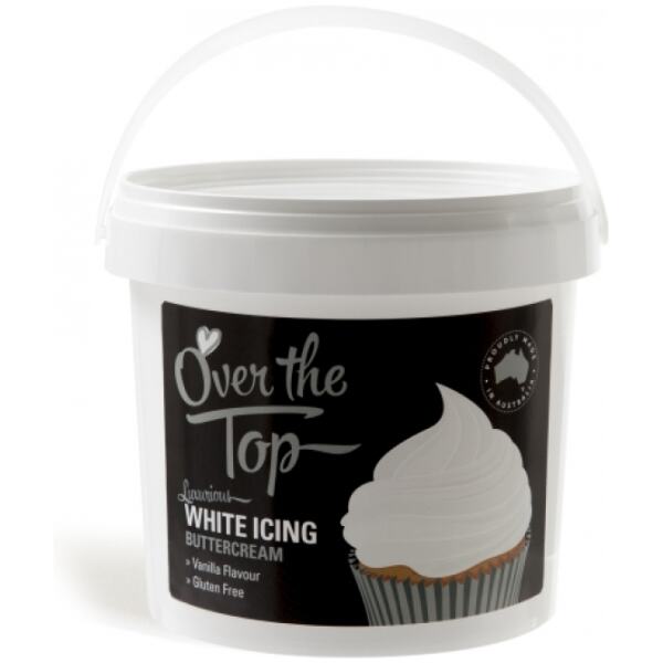 BUTTERCREAM WHITE 1.7KG TUB - OVER THE TOP