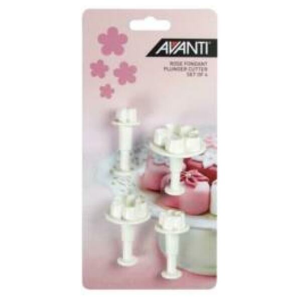 PLUNGER CUTTERS ROSE 4PC - AVANTI