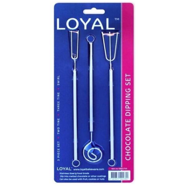 CHOC DIPPING SET - LOYAL