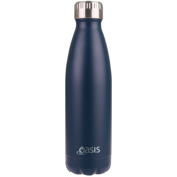 BOTTLE 750MLSTAINLESS STEEL MATTE NAVY - OASIS