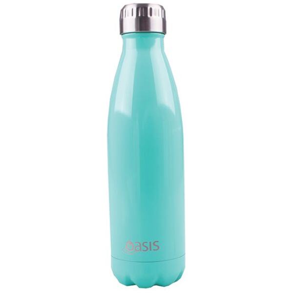 BOTTLE 1LT STAINLESS STEEL MINT - OASIS