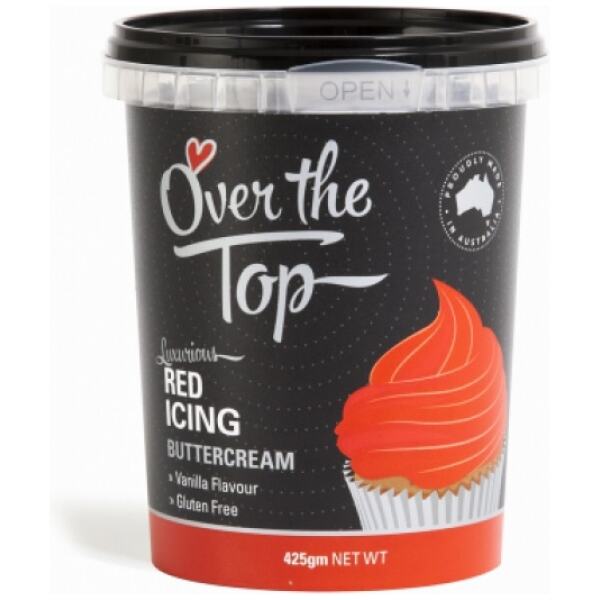 BUTTERCREAM RED 425G - OVER THE TOP