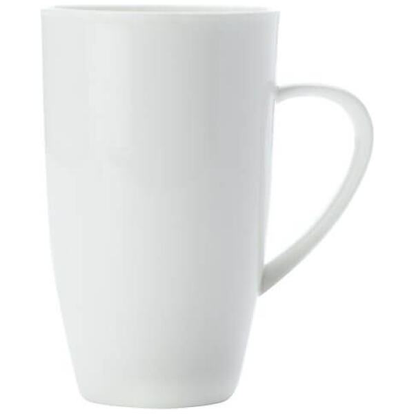 WHITE BASICS COUPE MUG TALL 600ML - MAXWELL & WILLIAMS