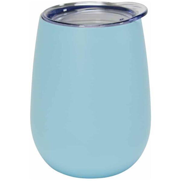 WINE TUMBLER STAINLESS STEEL 295ML GELATO BLUE - ANNABEL TRENDS