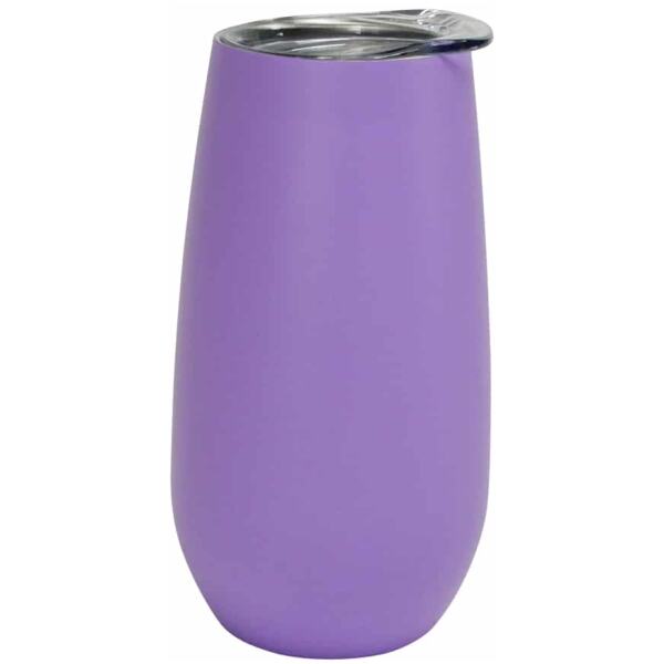 CHAMPAGNE FLUTE STAINLESS STEEL 175ML GELATO PURPLE - ANNABEL TRENDS