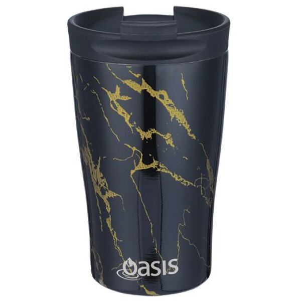 TRAVEL MUG 350ML GOLD ONYX - OASIS