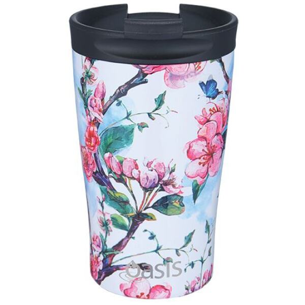 TRAVEL MUG 350ML SPRING BLOSSUM - OASIS