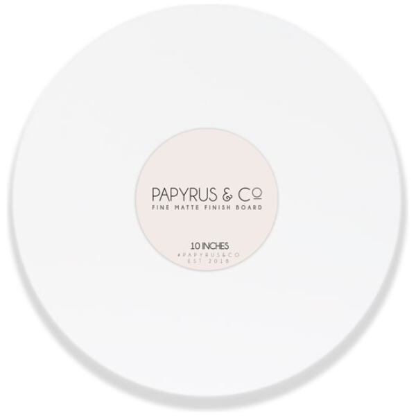 CAKE BOARD WHITE 10" ROUND - PAPYRUS & CO