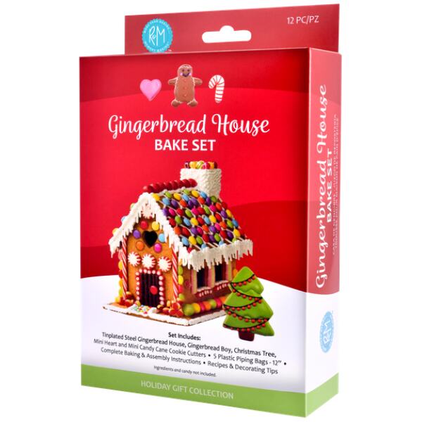 GINGERBREAD HOUSE 7 PC BAKE SET- DONALDSON