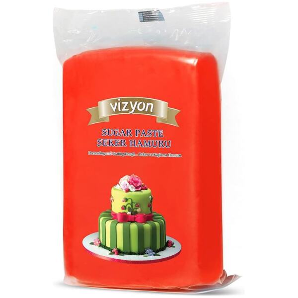 FONDANT RED 1KG - VIZYON